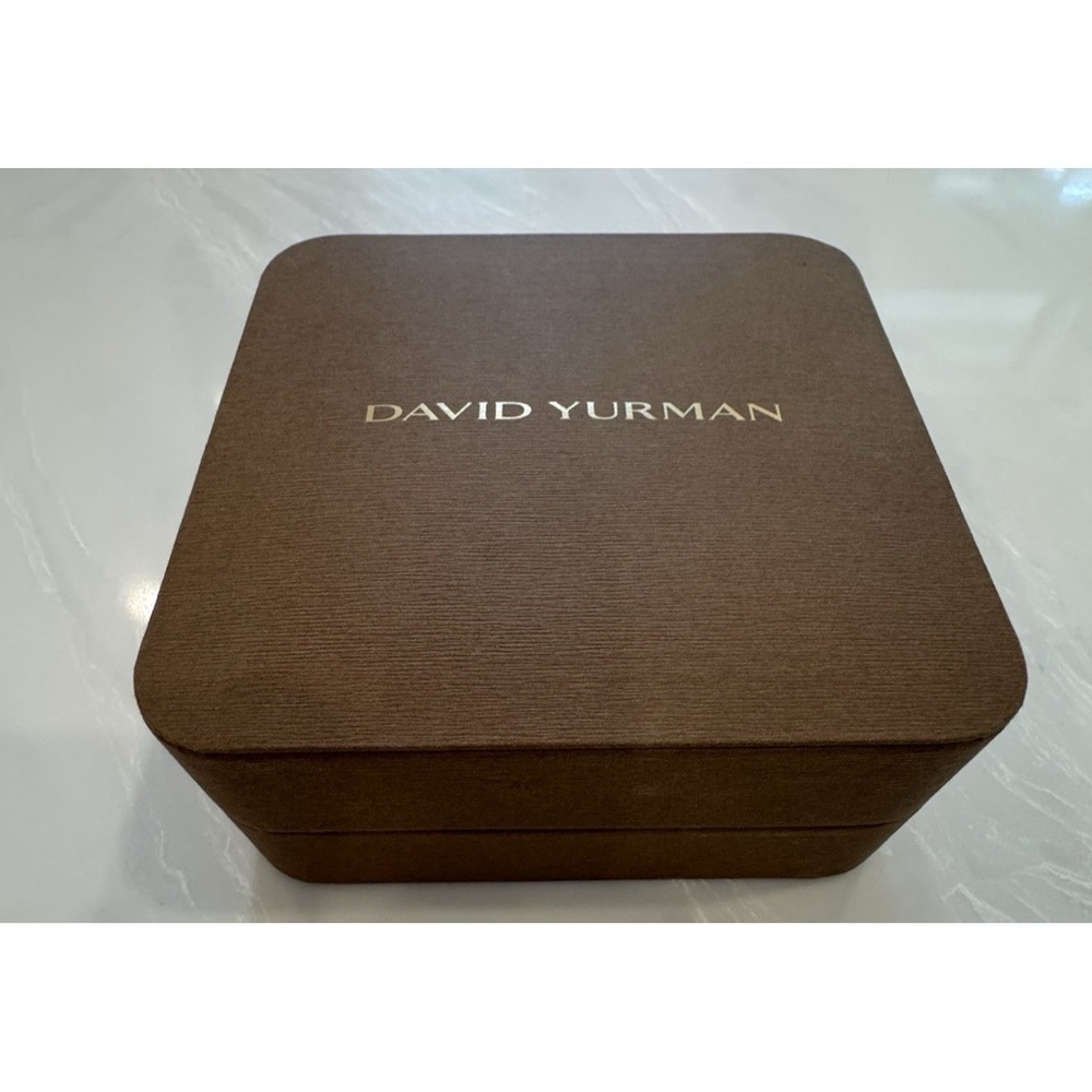 Authentic David Yurman Jewelry Presentation Box 4.5 x 4.5 x 2.25 - Picture 11 of 12
